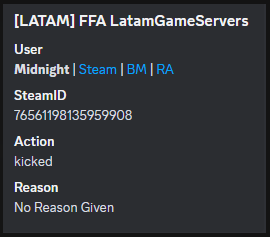 DiscordBanNotification plugin - Discord integration system for ban notifications. screenshot 1