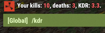 KDR plugin - Advanced Kill/Death ratio tracking system with detailed statistics, leaderboards, and player rankings. screenshot 1