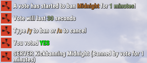 VoteBan plugin - Community-driven ban system enabling players to vote on temporary or permanent bans. screenshot 1