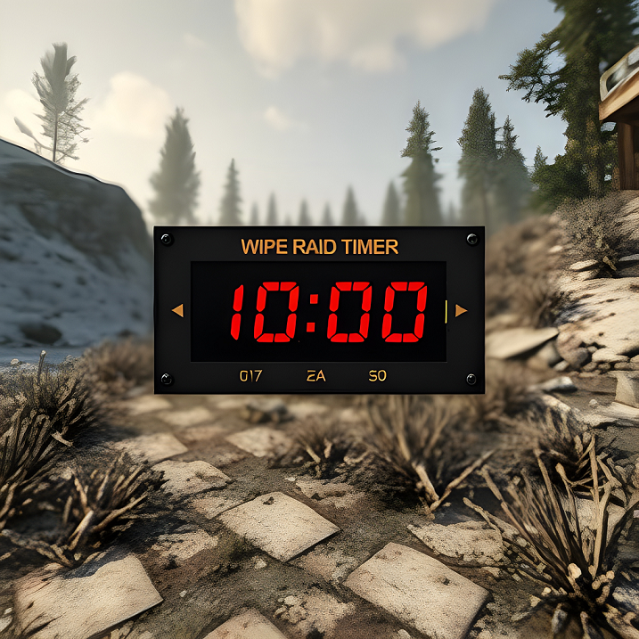 WipeRaidTimer - Rust Plugin
